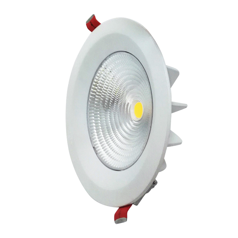 Vit COB LED inbyggd dimbar downlight OEM-ledd nedljus inomhusbelysning